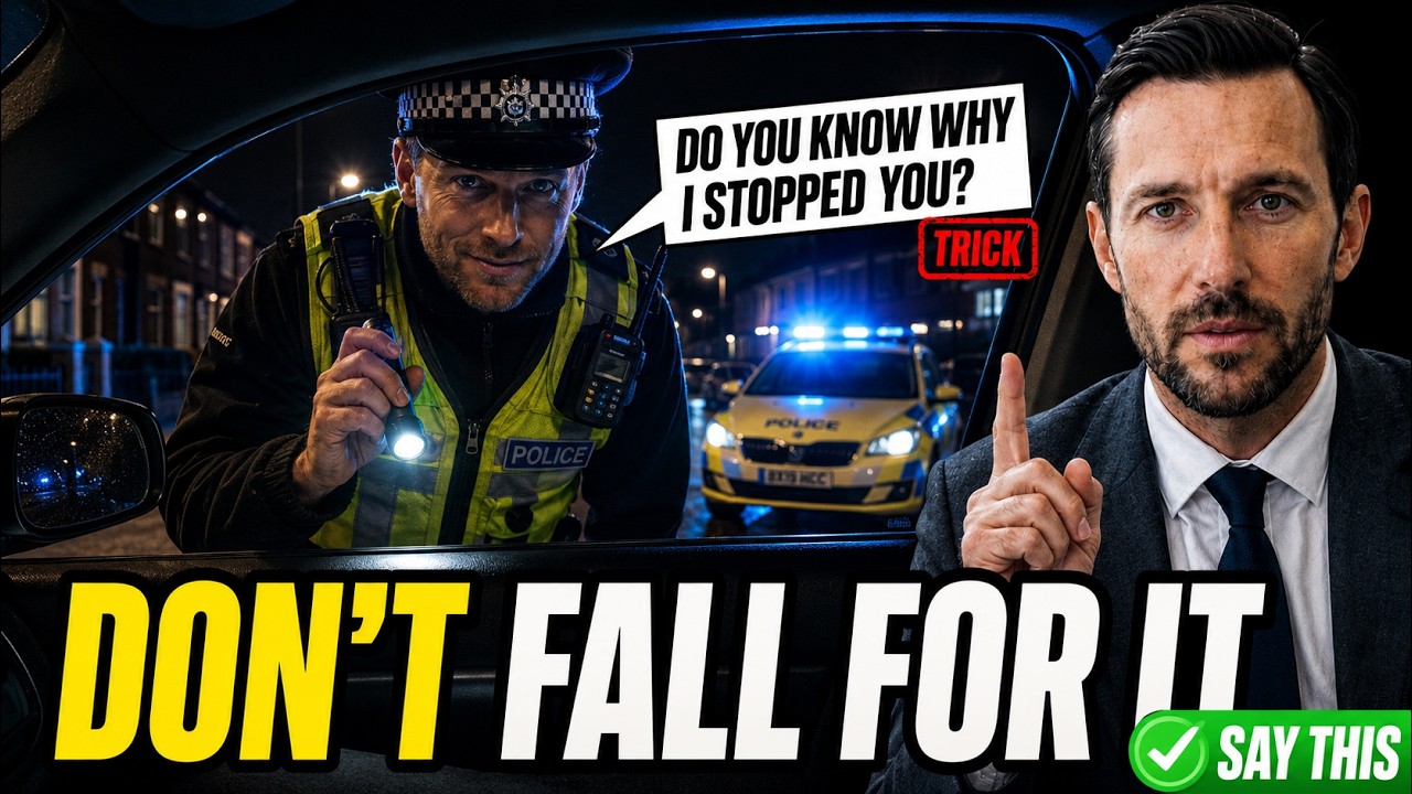 🚨 The Tricks UK Police Use the SECOND You Roll Down Your Window (and How to Beat Each One)