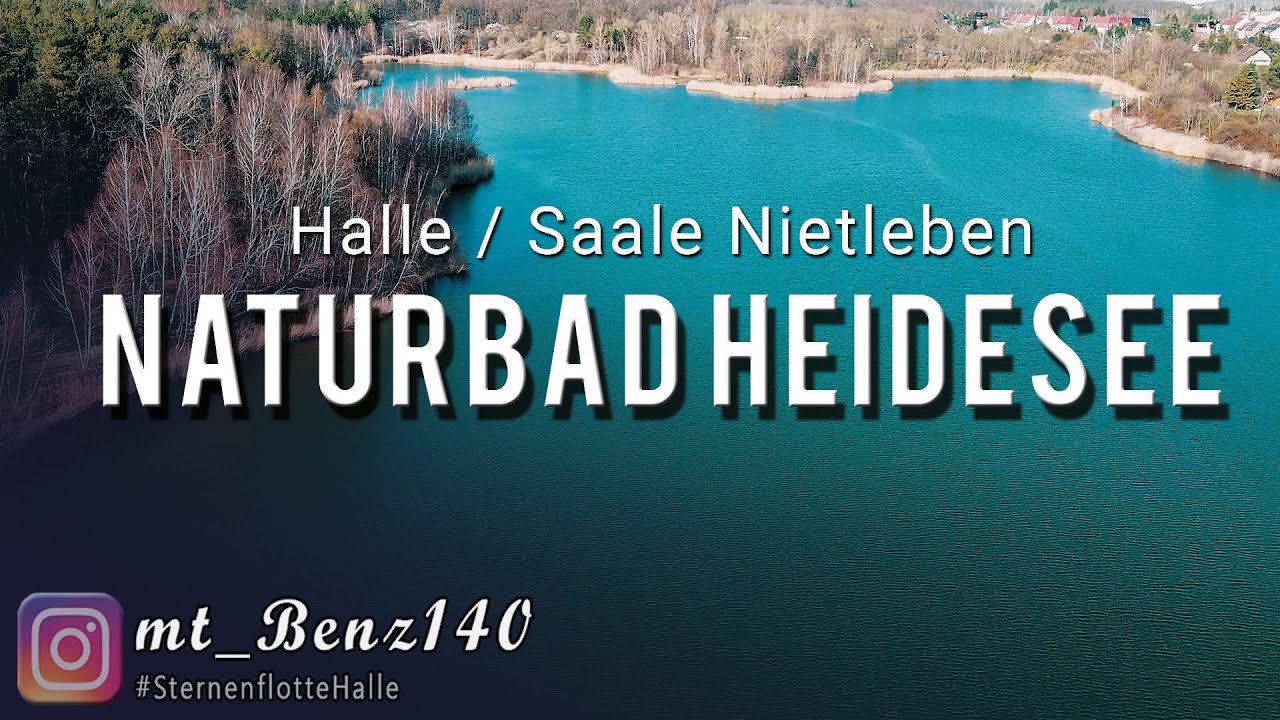 Kurzurlaub im Naturpark HEIDESEE I Heidebad von Oben I Halle (Saale)/ Nietleben I 2K I mt_Benz140