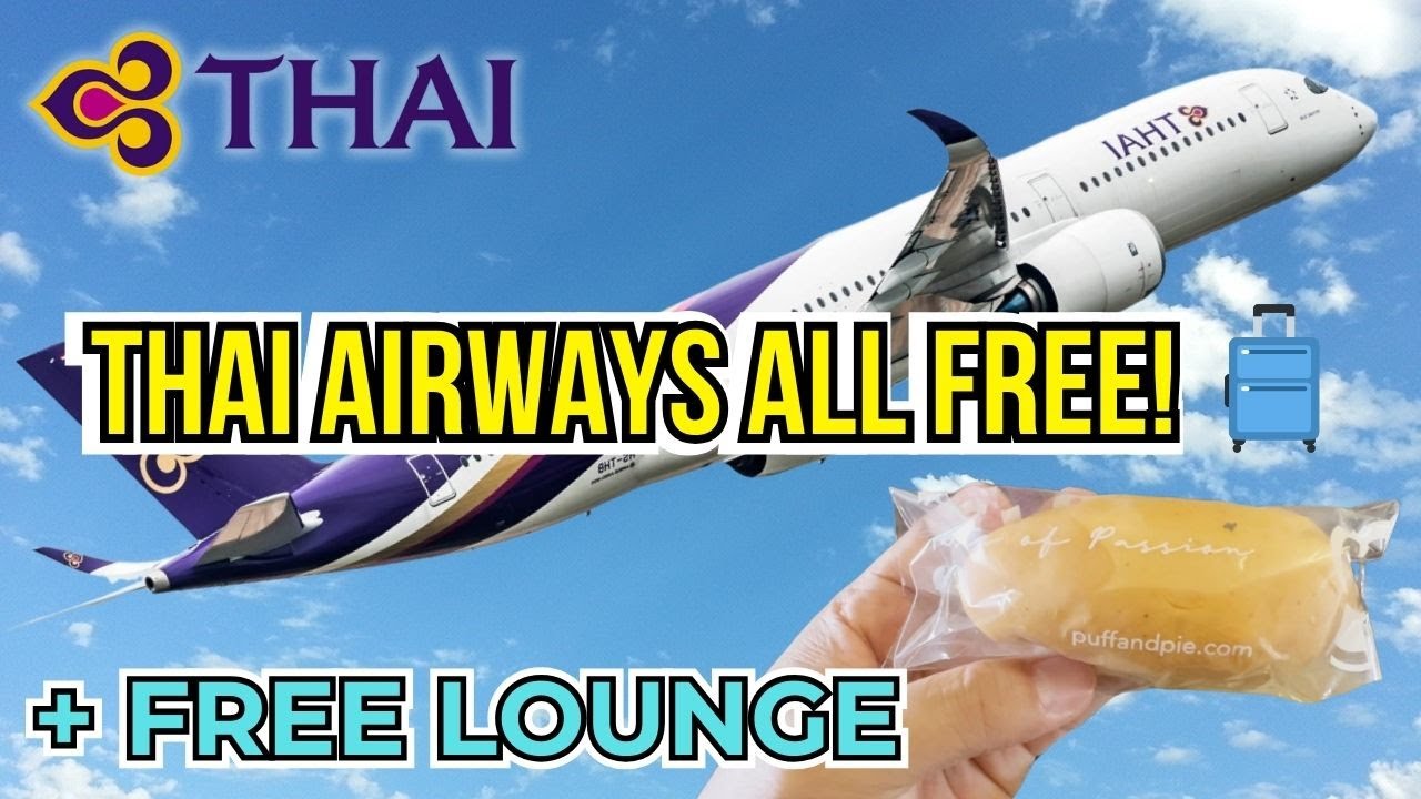 Обзор Thai Airways: бесплатный багаж, бесплатный зал ожидания и вкусная еда! ✈️