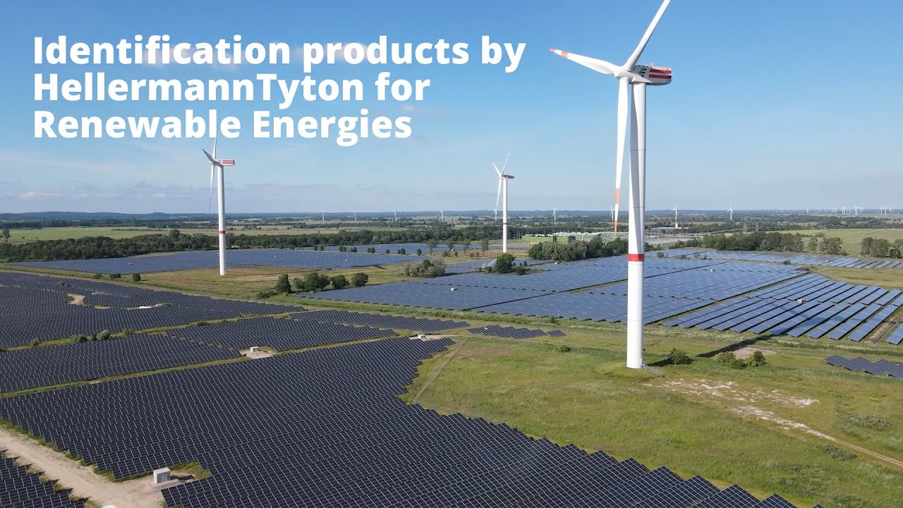 Identification products by HellermannTyton for Renewable Energies