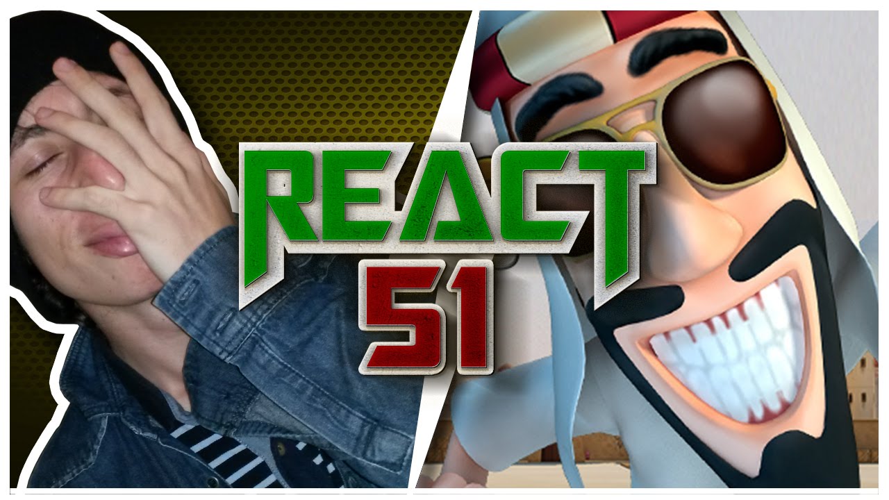 React 51 -  Poladoful vs Mussoumano - Batalha de Youtubers (Mamilos Molengas)