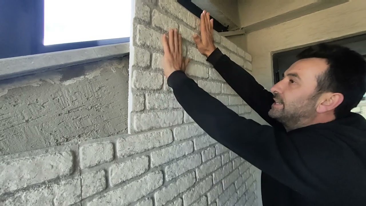 Balkonumuza dış cephe strafor , duvar paneli yaptırdık.