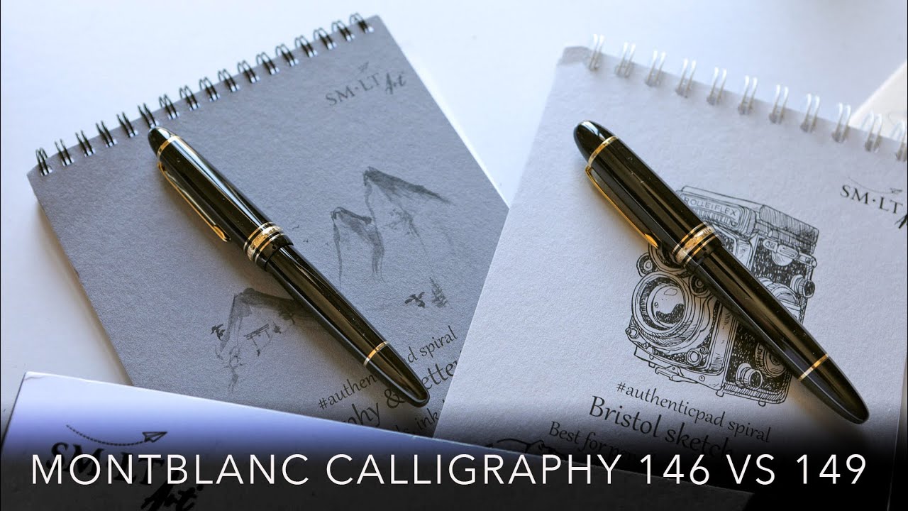 Montblanc 146 e 149 Calligraphy edition: principali differenze