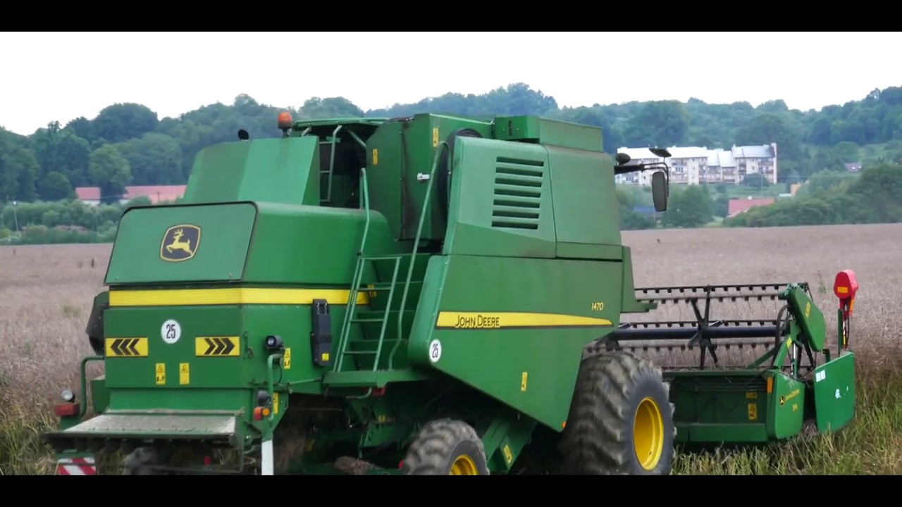 Żniwa 2019 | John Deere 1470 w rzepaku