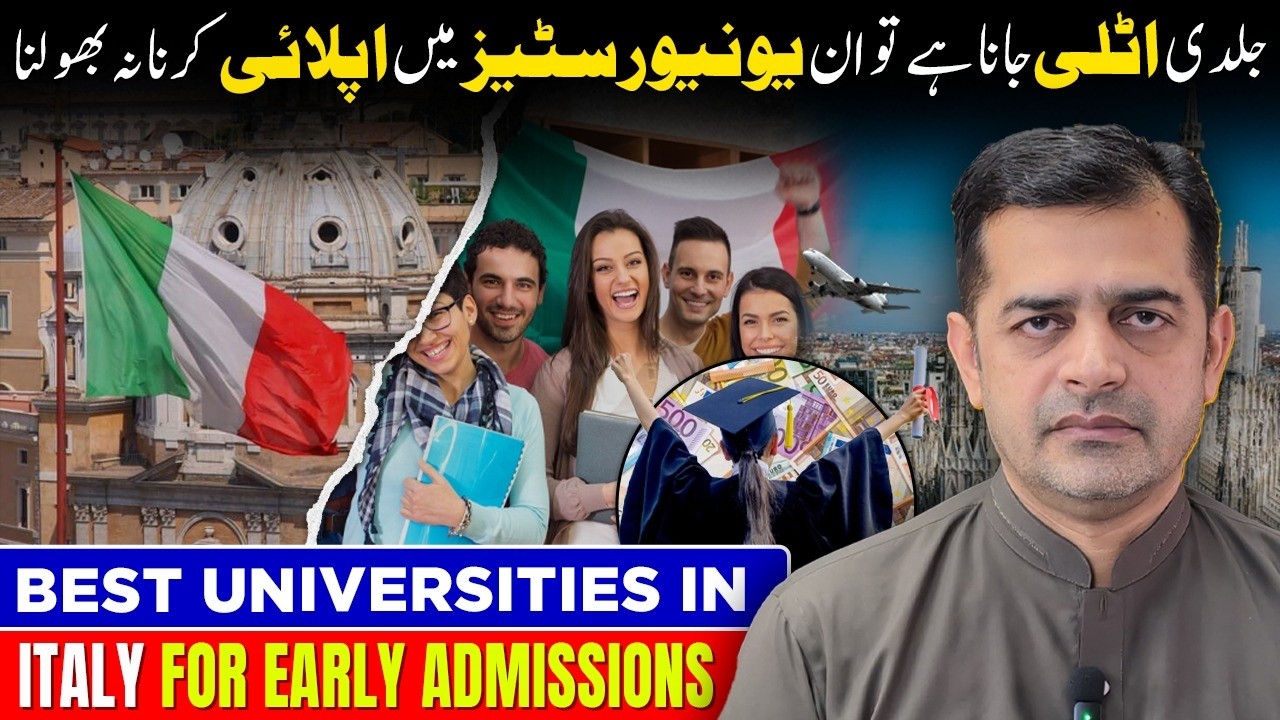 Study in Italy 2026 Intake Admissions | Early and Easy Entry | December and January Applications