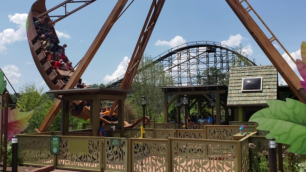 Great Tree Swing ride inside Wildwood Grove at Dollywood
