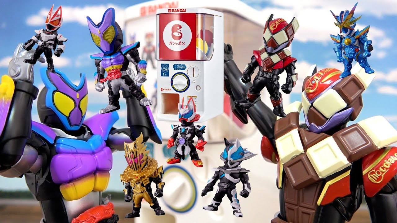 人形劇【仮面ライダーガヴ】1回600円!?ガシャポンで自分のフィギュアをゲットできるか!?仮面ライダーヴァレンと二人で回しまくれ!!CONVERGE KAMEN RIDER 29