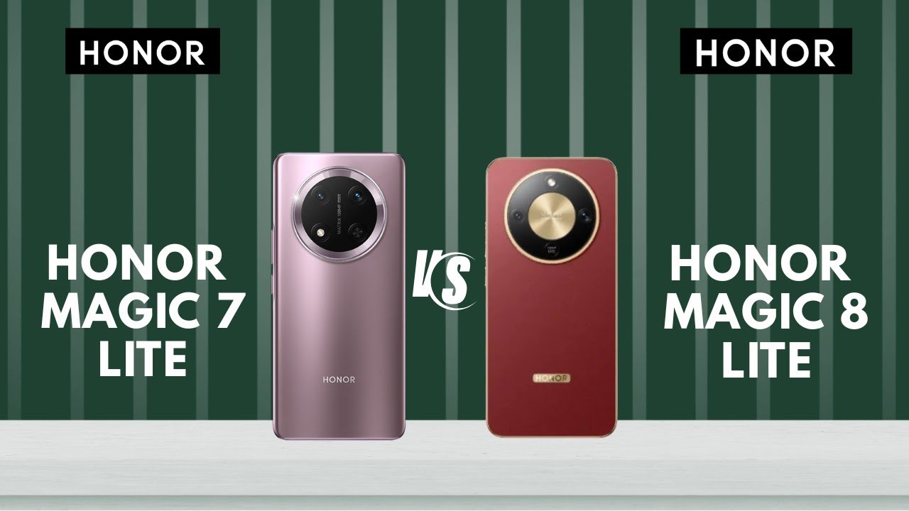 Honor Magic 7 Lite vs Honor Magic 8 Lite