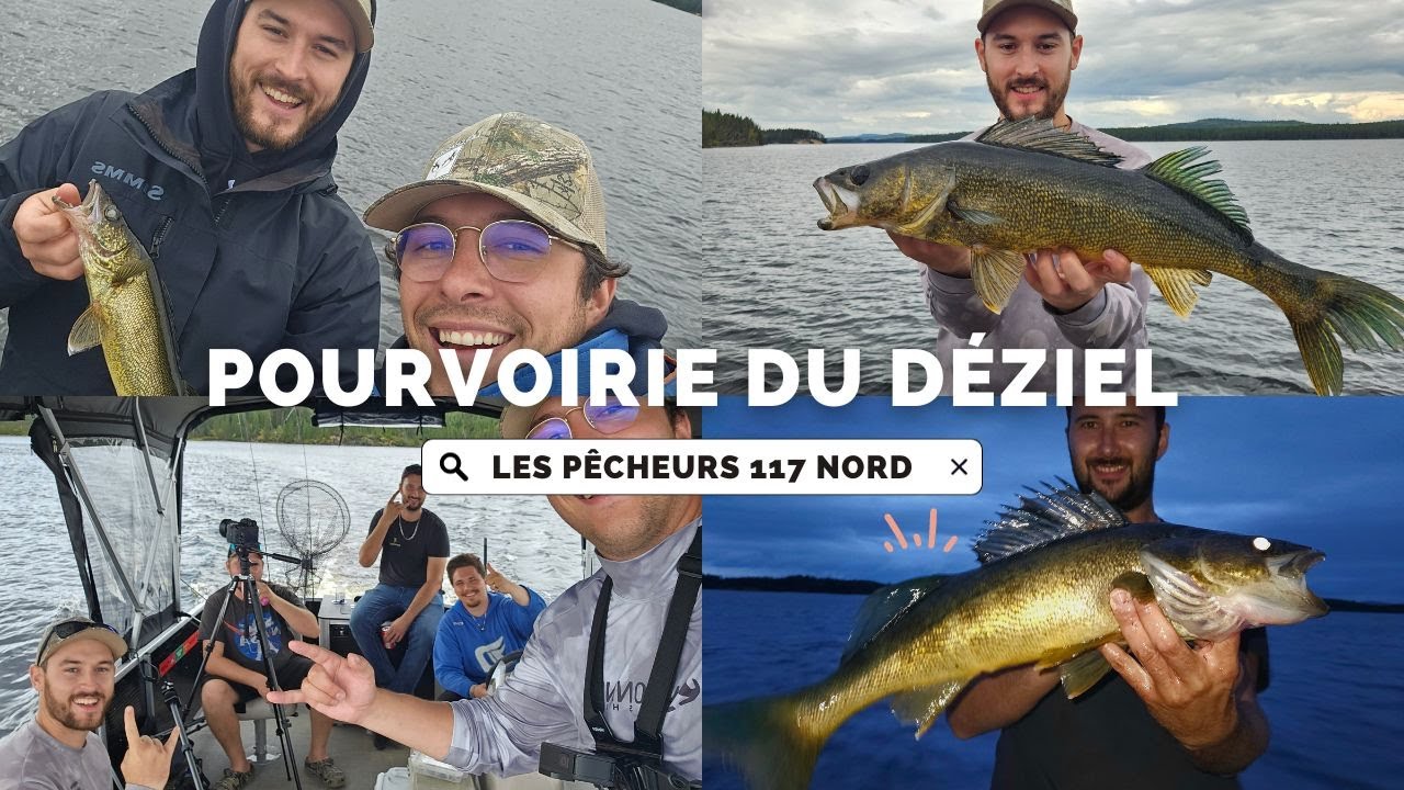 PÊCHE AU DORÉ SUR LE RÉSERVOIR GOUIN À LA POURVOIRIE DU DÉZIEL