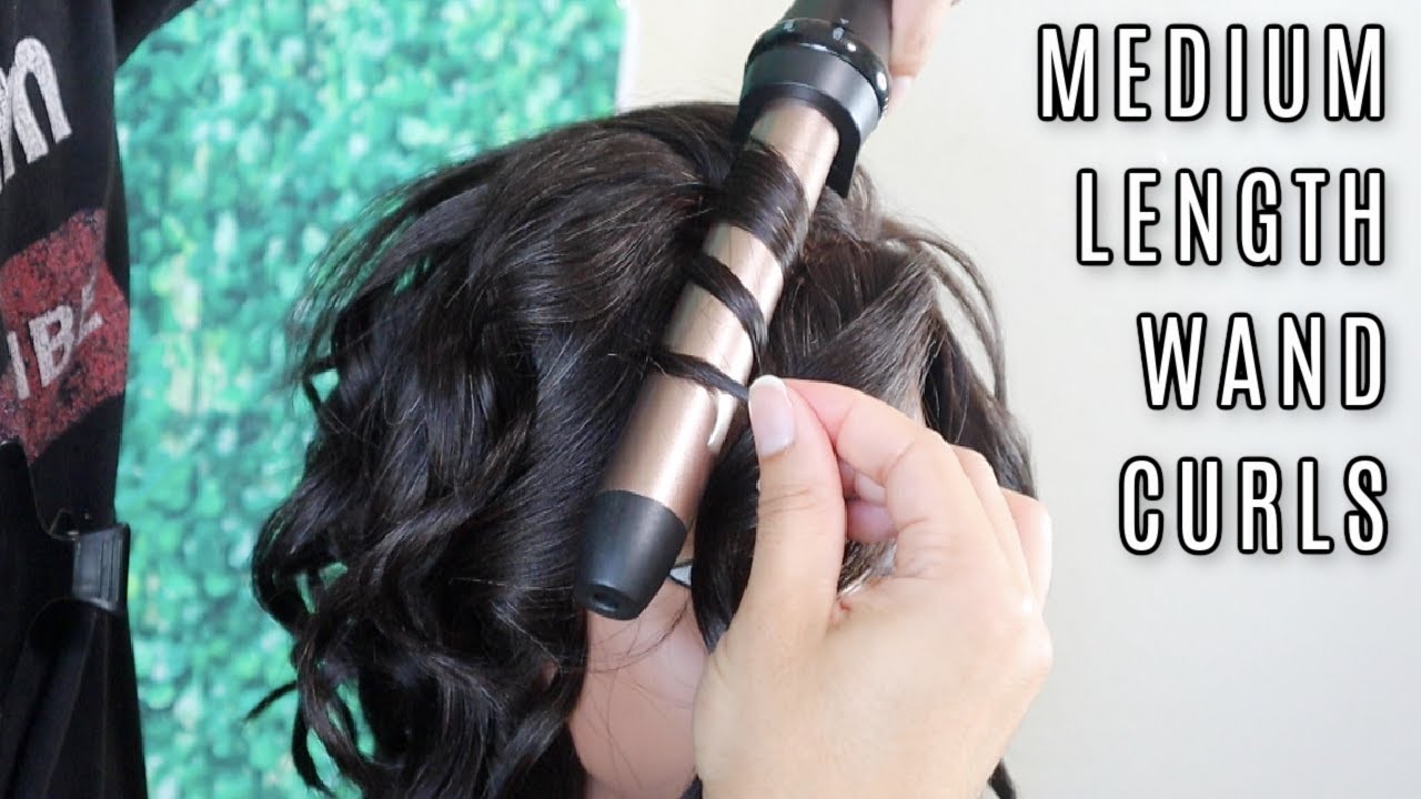 How to Use a Curling Wand on Medium Length Hair