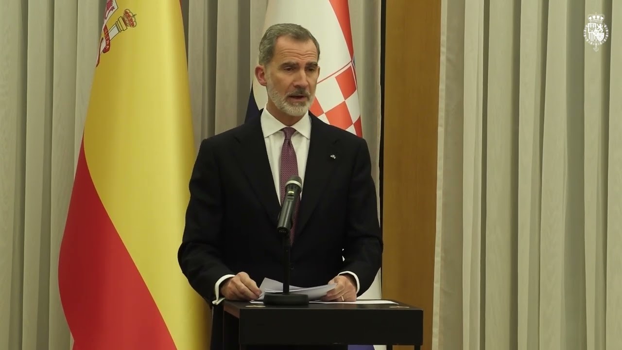 Palabras de S.M. el Rey en la cena en Honor ofrecida por el Presidente de Croacia
