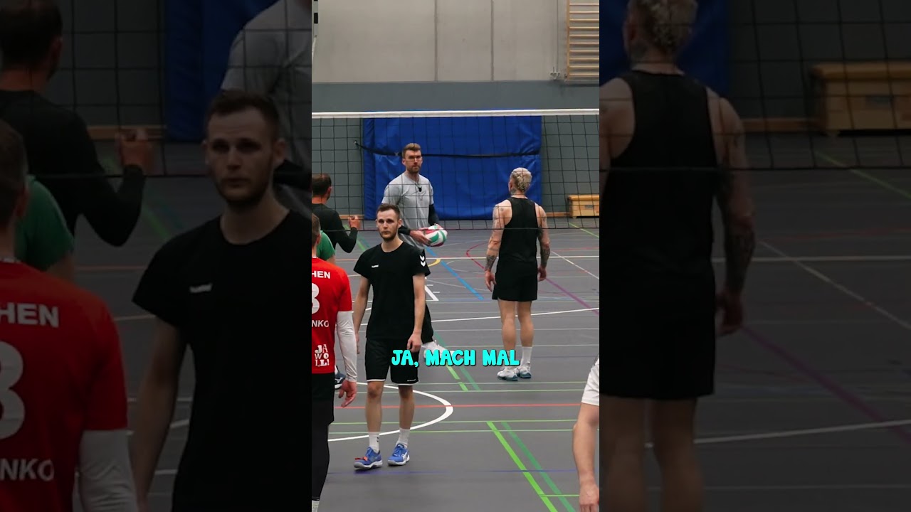 Olaf ist mal wieder sauer beim Training...  #haikyuu #volleyball
