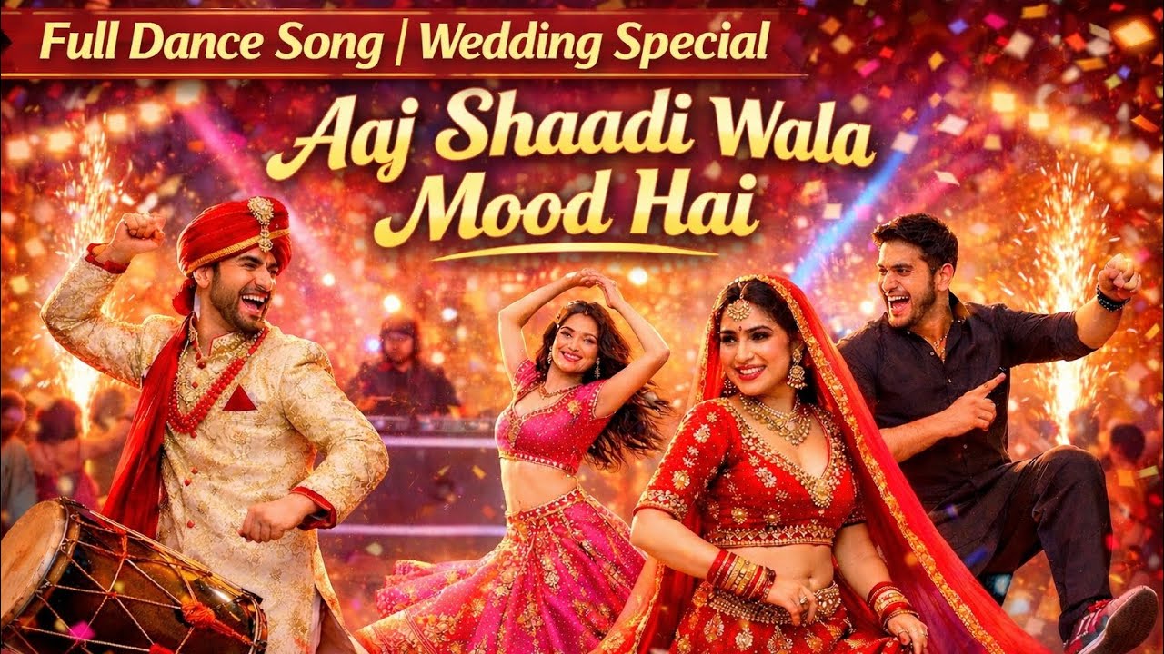 Aaj Shaadi Wala Mood Hai 💃🕺 | Full Wedding Dance Song