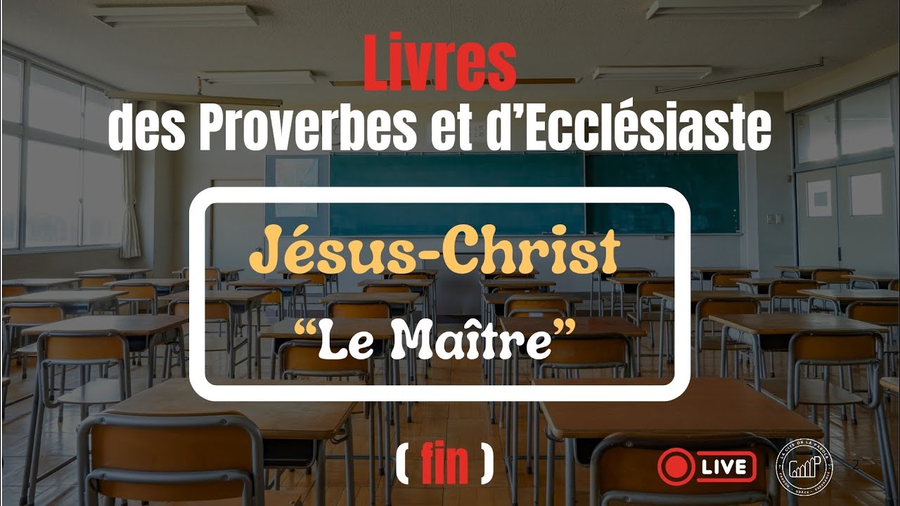 Toute Pensée Captive à l'Obéissance de Christ I JÉSUS-CHRIST, Le Maître I 26-10-25