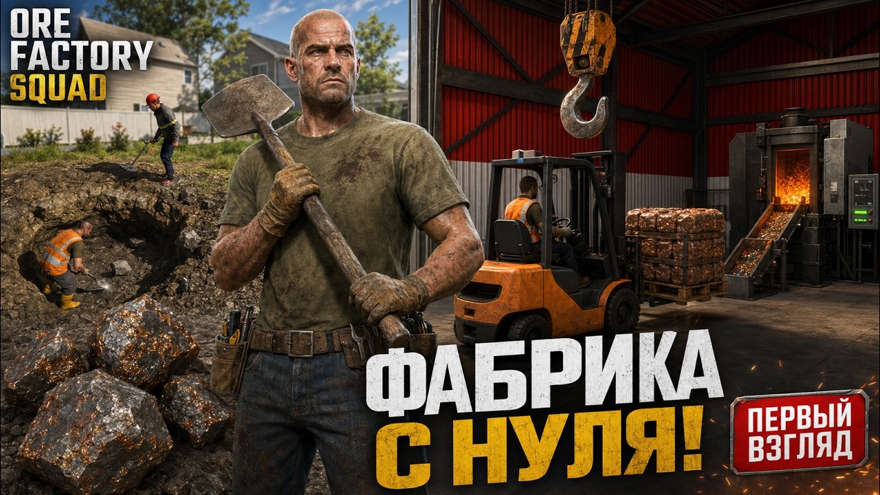A New Mining and Manufacturing Simulator! Ore Factory Squad &mdash; FIRST LOOK