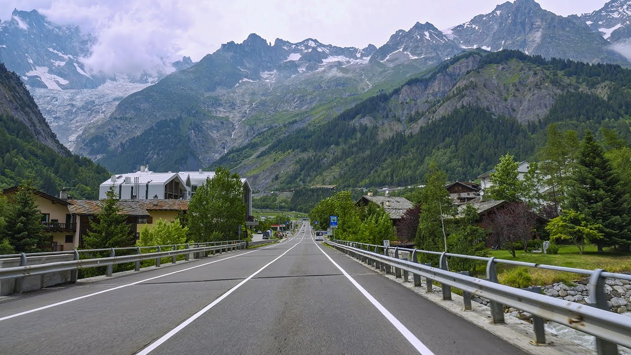 Little St Bernard Pass Scenic Drive 4K | Séez, France to Entreves, Italy