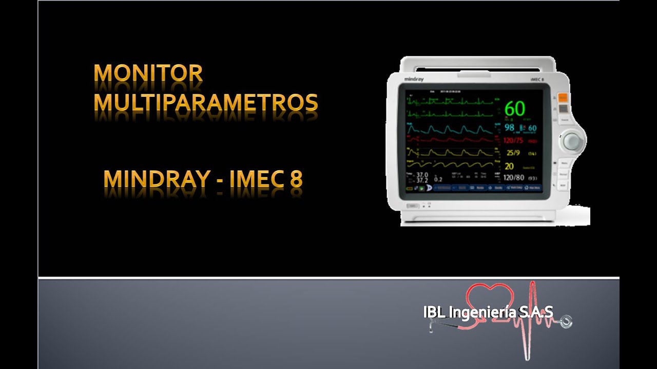 FUNCIONAMIENTO ECG MONITOR IMEC 8