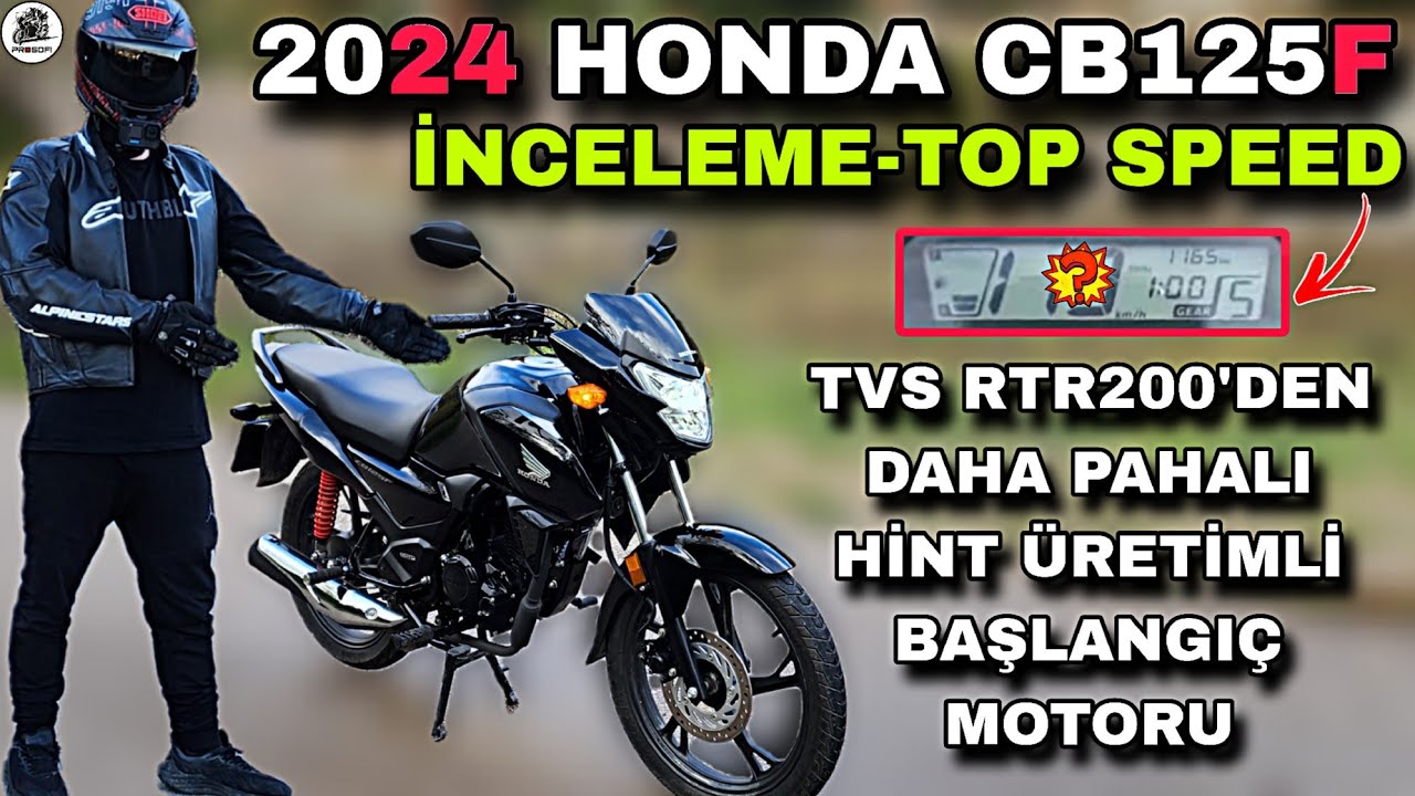 2024'te BİRAZ AYIP !.. HONDA CB125F İNCELEME VE TOP SPEED & 113.250 TL YE ALINIR MI ? ABS KOYMAMAK ?