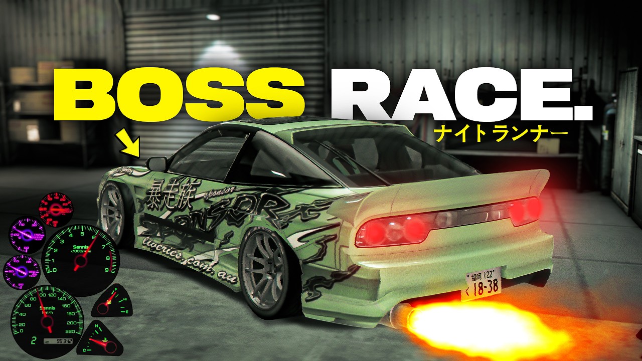 Night Runners Boss Races are CRAZY... (JDM Racing Game)