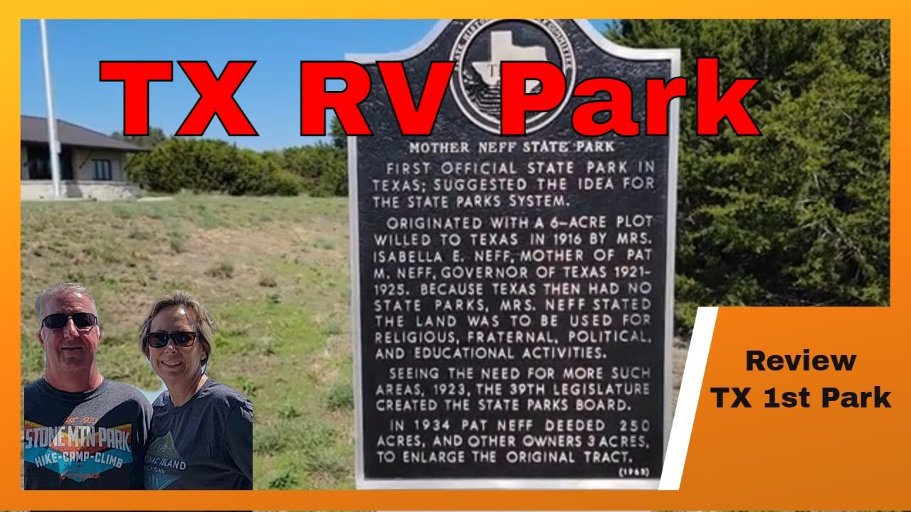 Texas State Park Review Mother Neff. Beautiful little RV park