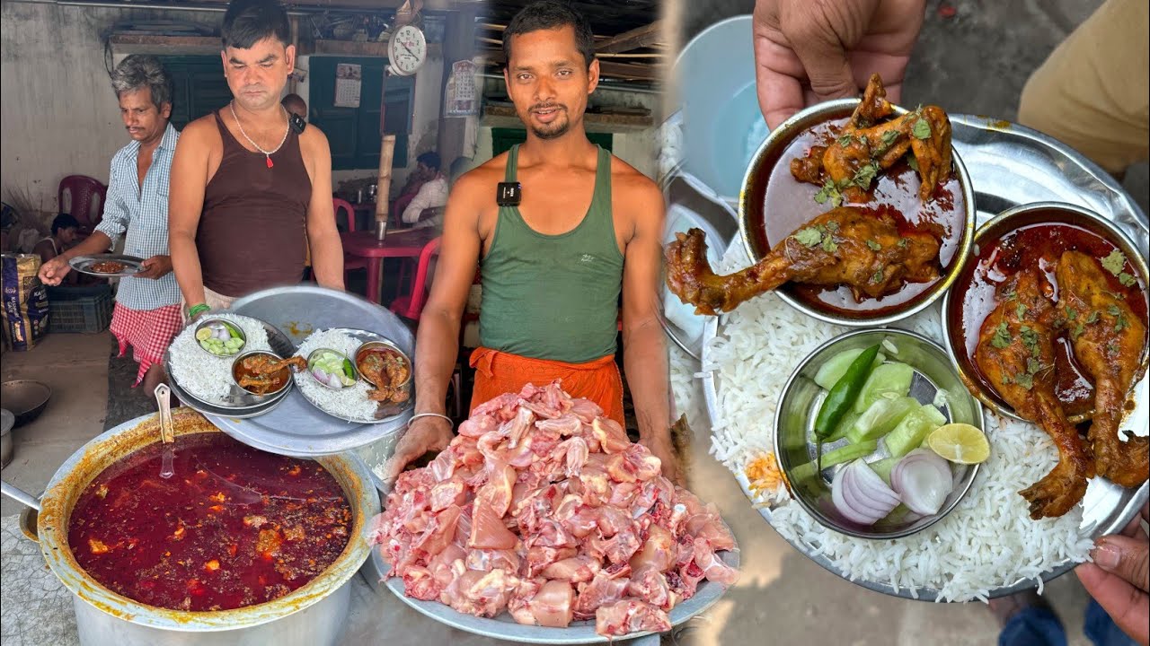 लोग 8 बजे ही पहुंच जाते यहां का Chicken चावल खाने के लिए। सिर्फ 80 में चिकन चावल।zaika zindagi ।