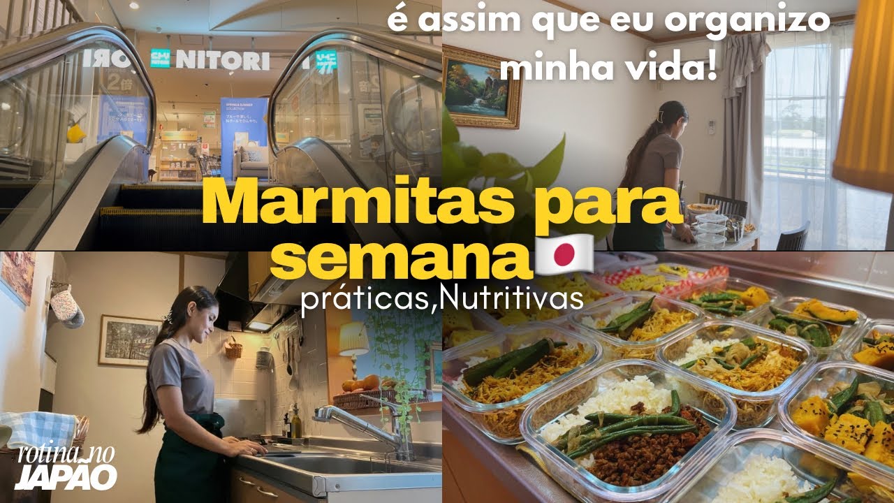 Meu Meal Prep no Japão: Marmitas Simples, Rápidas e Econômicas para a Semana 🍱✨(2025)+Dicas