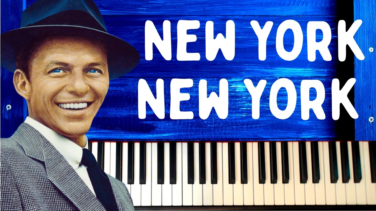 Aprenda a tocar New York, New York de Frank Sinatra| Piano F&aacute;cil + Partitura | PianoClub | Prof. Gil