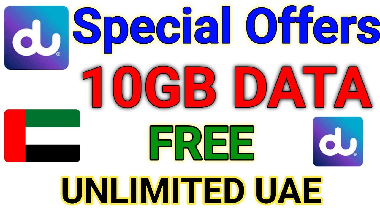 Du 10gb data free | how to activate du free data | how to check du data code | du sim internet data