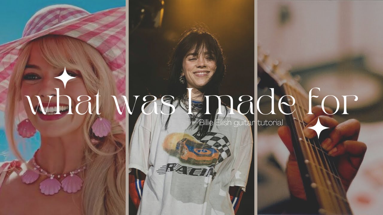 What was I made for? Billie Eilish tutorial de guitarra FÁCIL