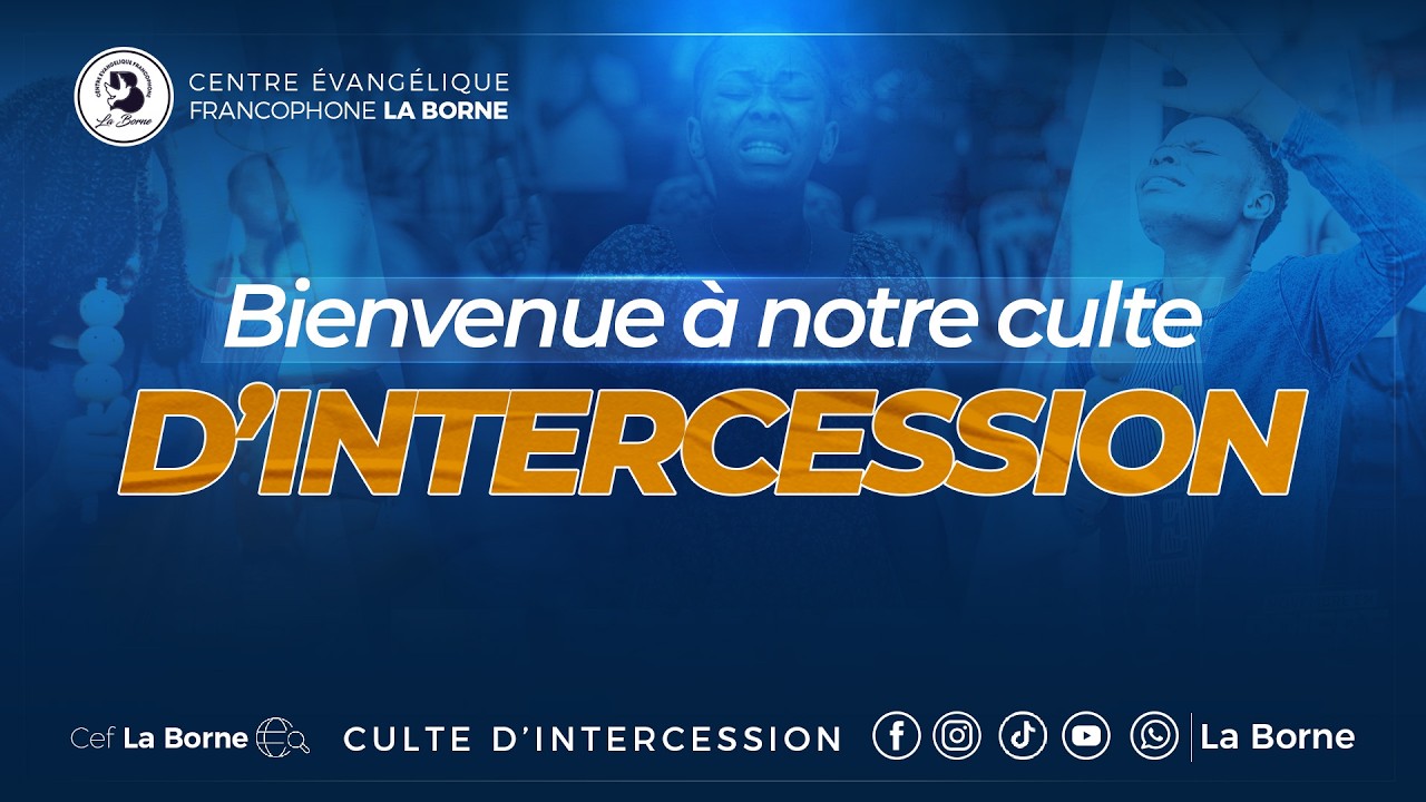 culte d'intercession/ vendredi 13 février 2026
