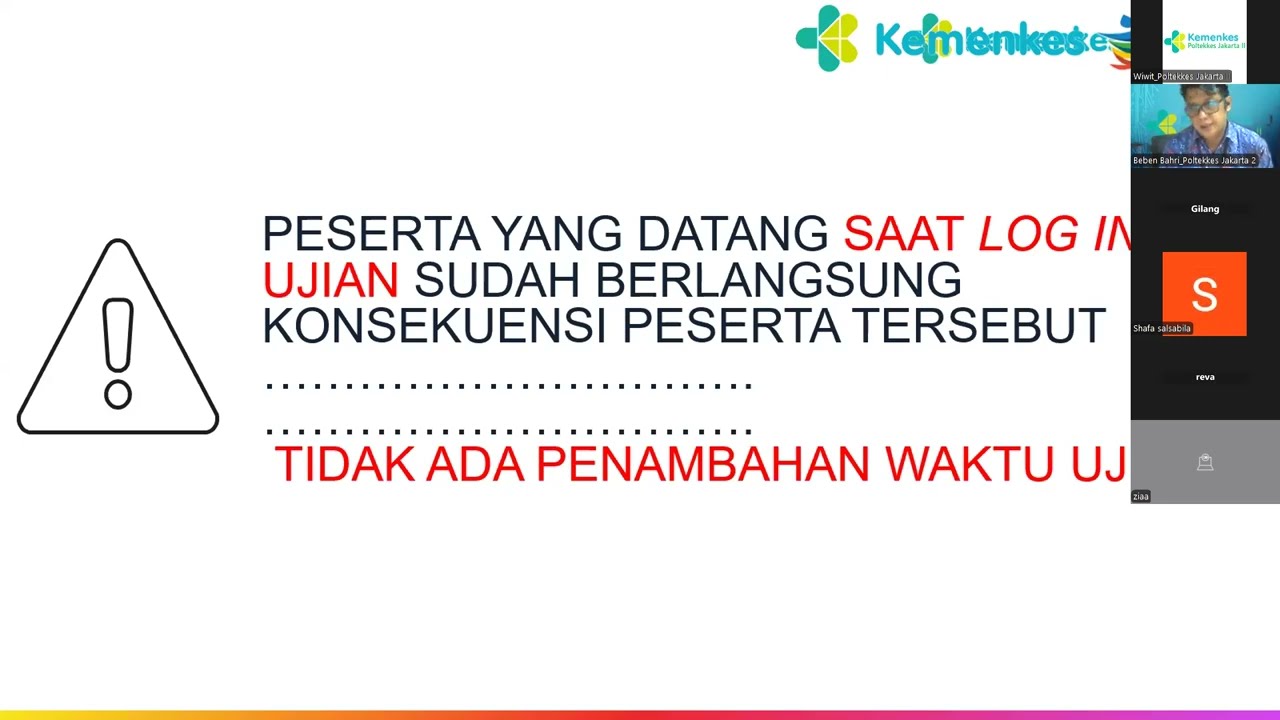 Rec zoom briefing peserta SPMB Bersama 2025