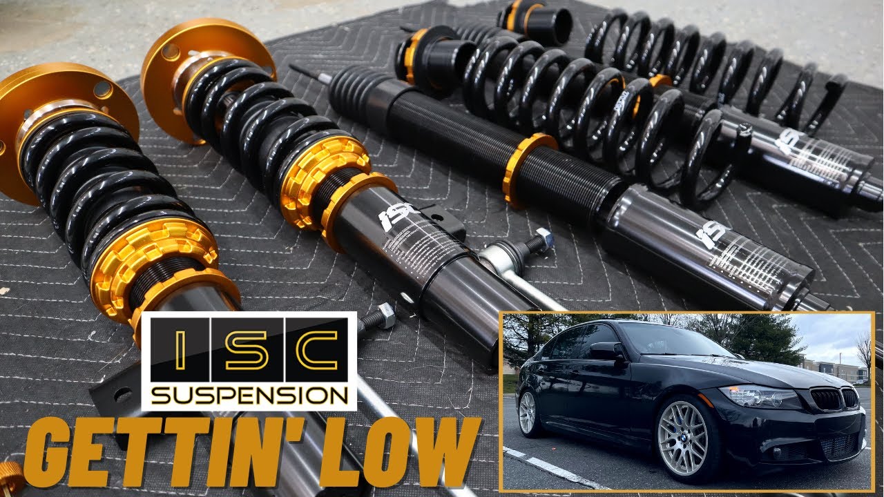 Upgrade to the ISC N1 Coilover Kit.  32 way dampening! Lets get low! - BMW 335