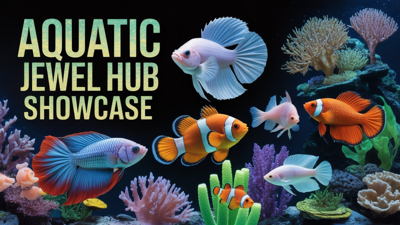 Relaxing Music with The Color Full Fish | Betta fish