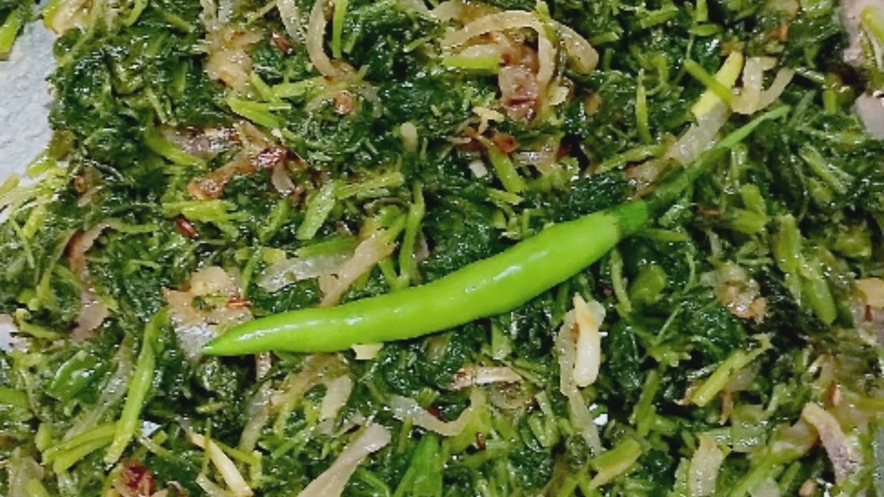 সরষে শাক ভাজা রেসিপি