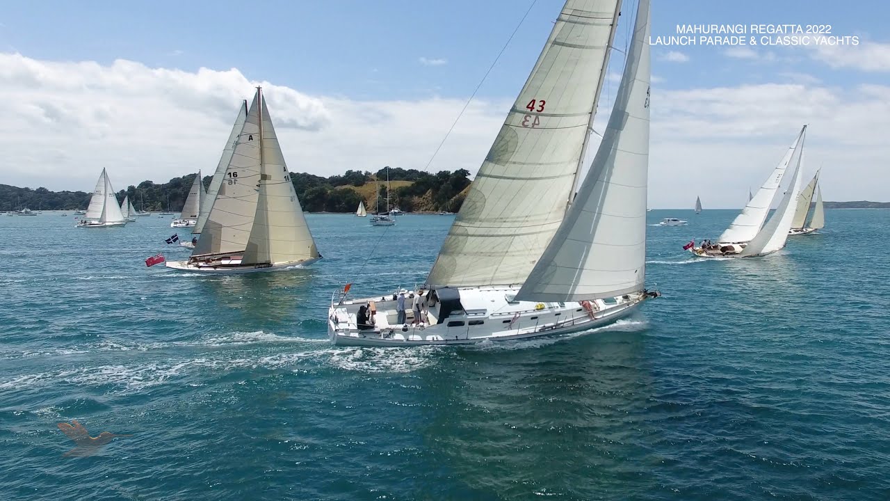 Mahurangi Regatta 2022 Launch Parade and Classic Yachts