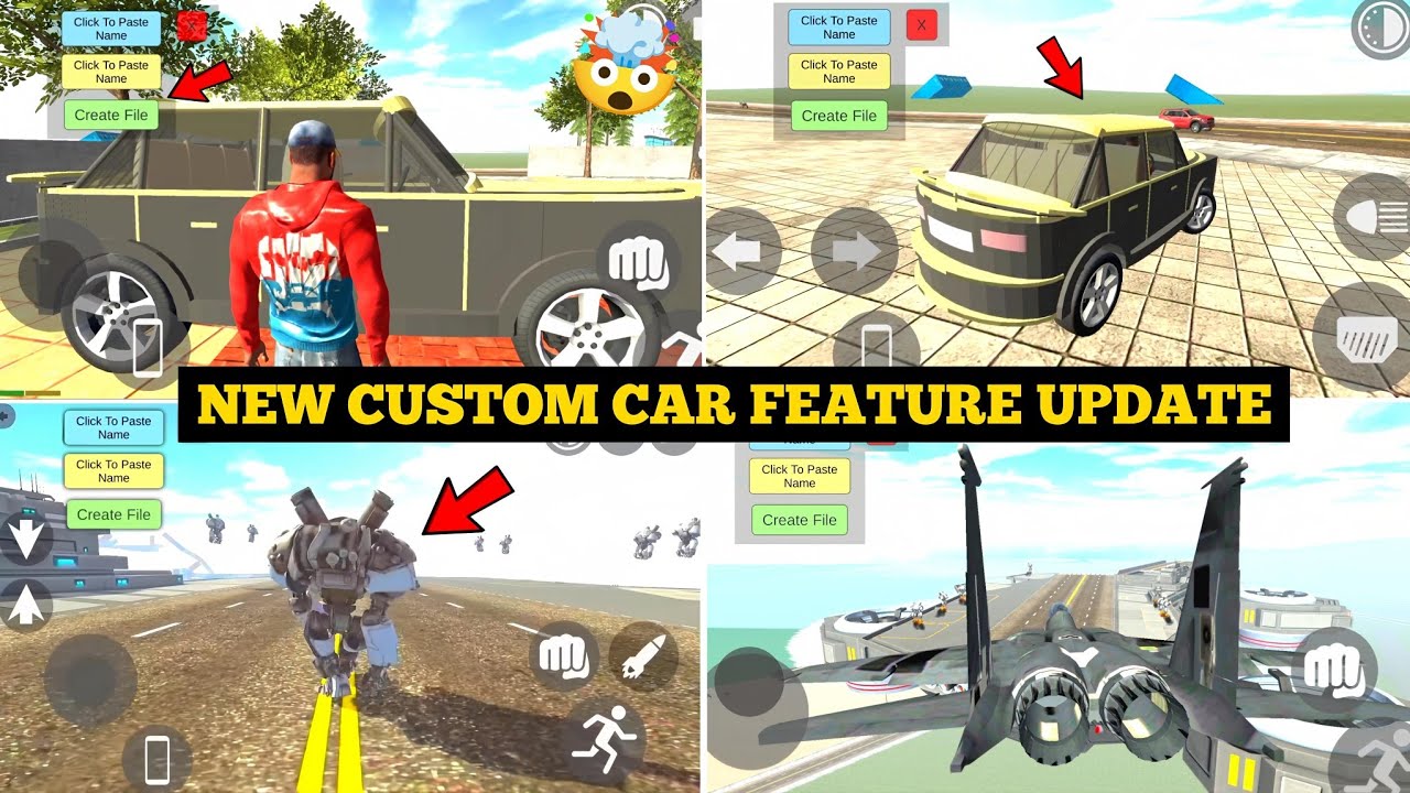 New Custom Car Feature Cheat Code in Indian Bike Driving 3D 🤯🔥| New Option Use 🤩| Harsh in Game