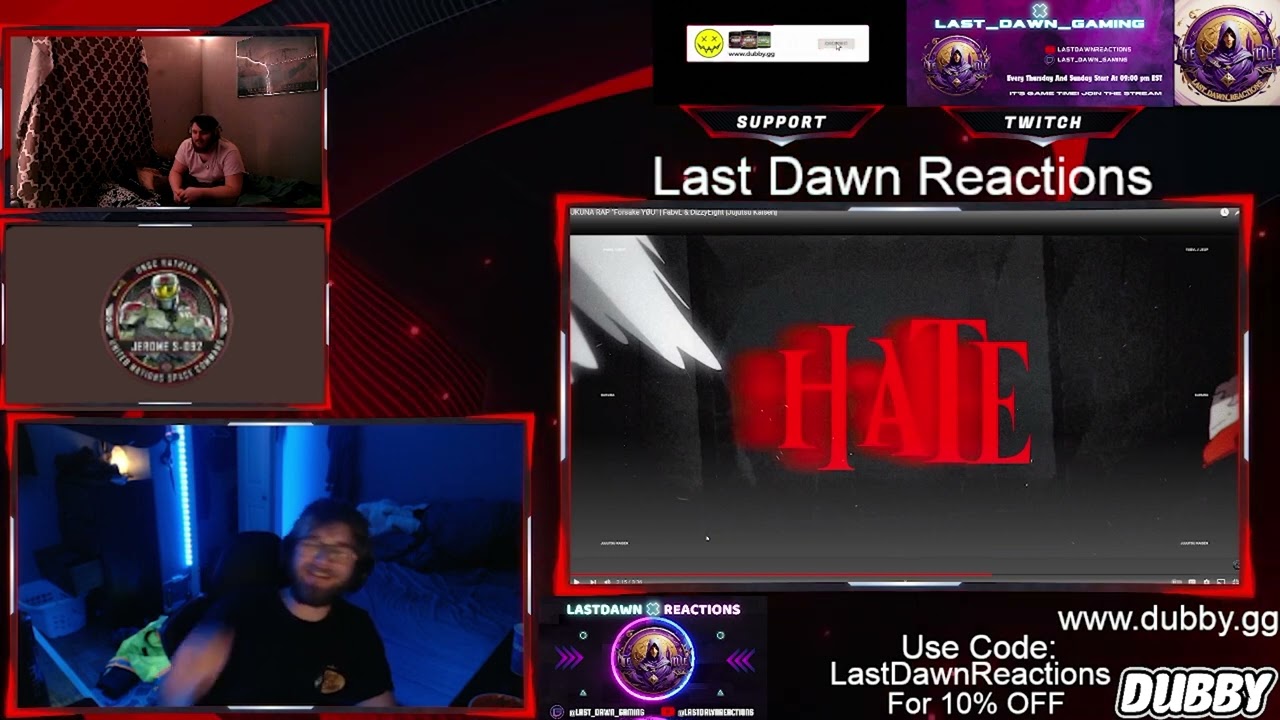 [Reaction] @FabvL Ft @DizzyEight:Forsake YØU Sukuna Rap w/ Special Guest