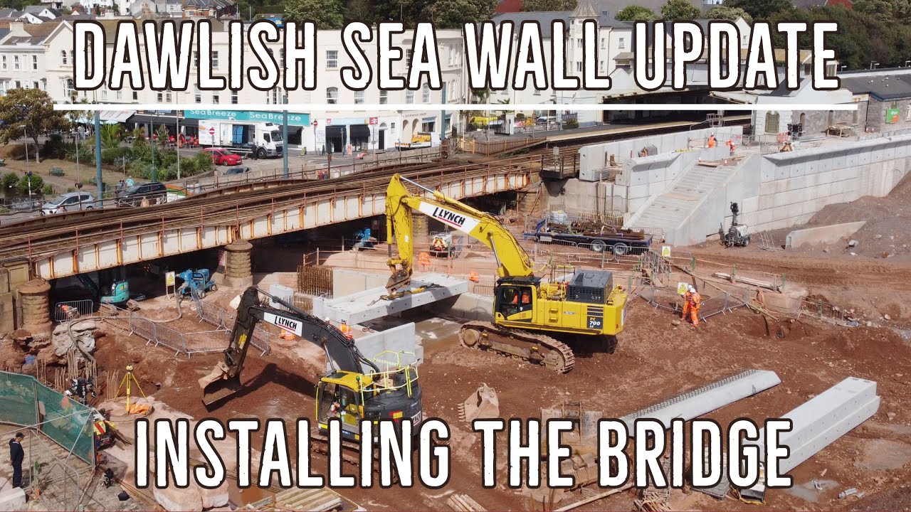 Installing the New Brook Bridge at Dawlish Viaduct