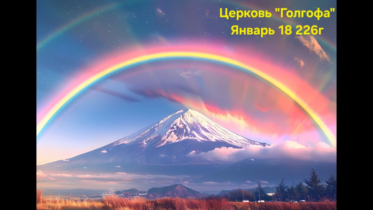 Служение Церкви Голгофа -Январь-18, 2026г