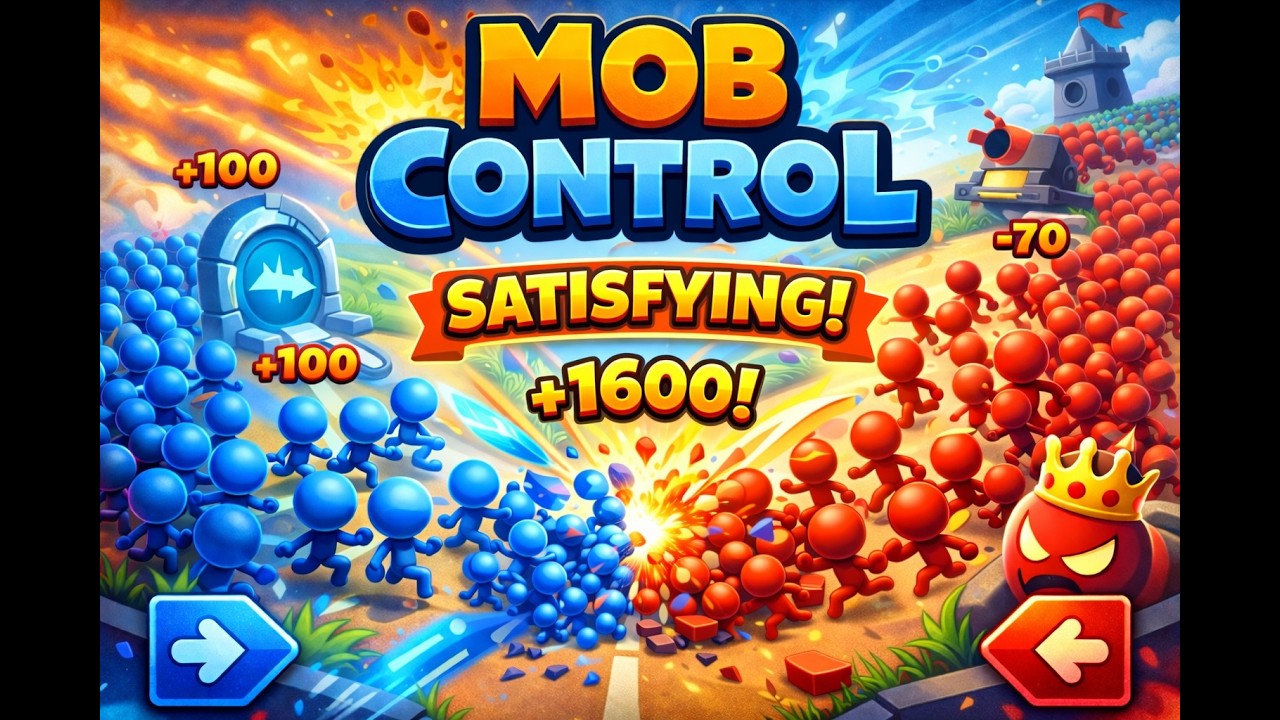 Mob Control Crazy Level Gameplay  | Part 2 | Massive Mob Army #mobcontrol #mobilegaming #gaming
