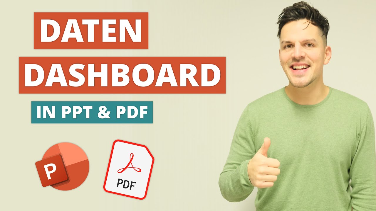 Daten Dashboards IN SEKUNDEN erstellen | PowerPoint Zoom und PDF