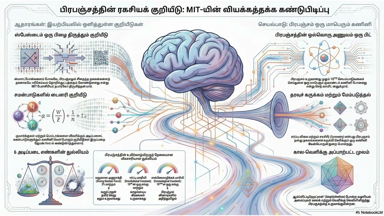 பிரபஞ்சத்தை இயக்கும் ரகசியக் கம்ப்யூட்டர் குறியீடுகள்