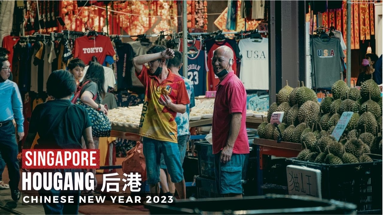 【4K】Singapore Hougang 后港 Chinese New Year | Jan 2022