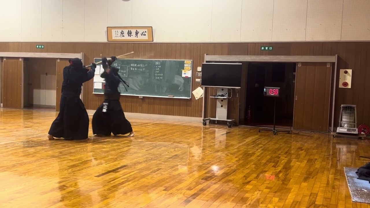 櫻木會稽古　2026年1月26日　地稽古　館長先生vsイケメン先輩　#栃木　#真岡市　#稽古　#剣道　#kendo  