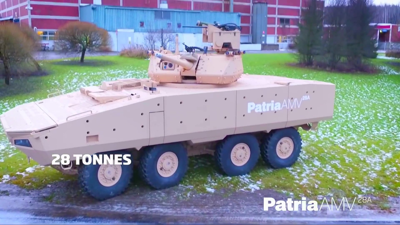Patria - 8X8 AMV, AMV XP & AMV 28A Infantry Fighting Vehicles [1080p]