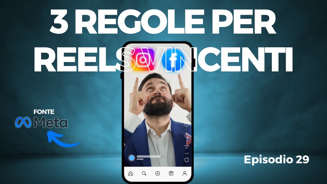 Episodio 29 - 3 Regole per Reels Vincenti su Instagram e Facebook - Fonte META