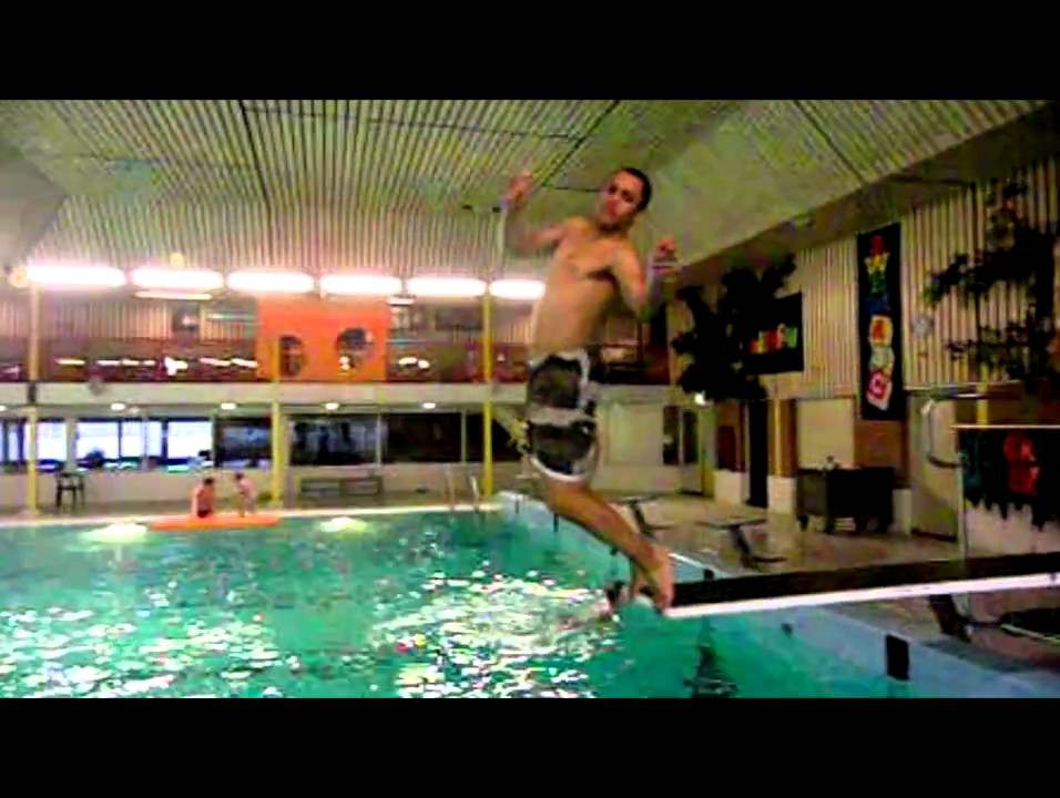 Swimming pool stunts