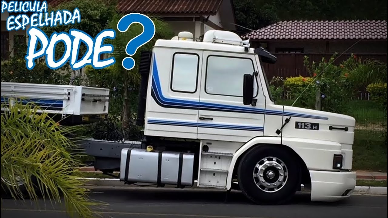 PELÍCULA ESPELHADA NO CAMINHÃO PODE? SCANIA 113H MUITO TOP!