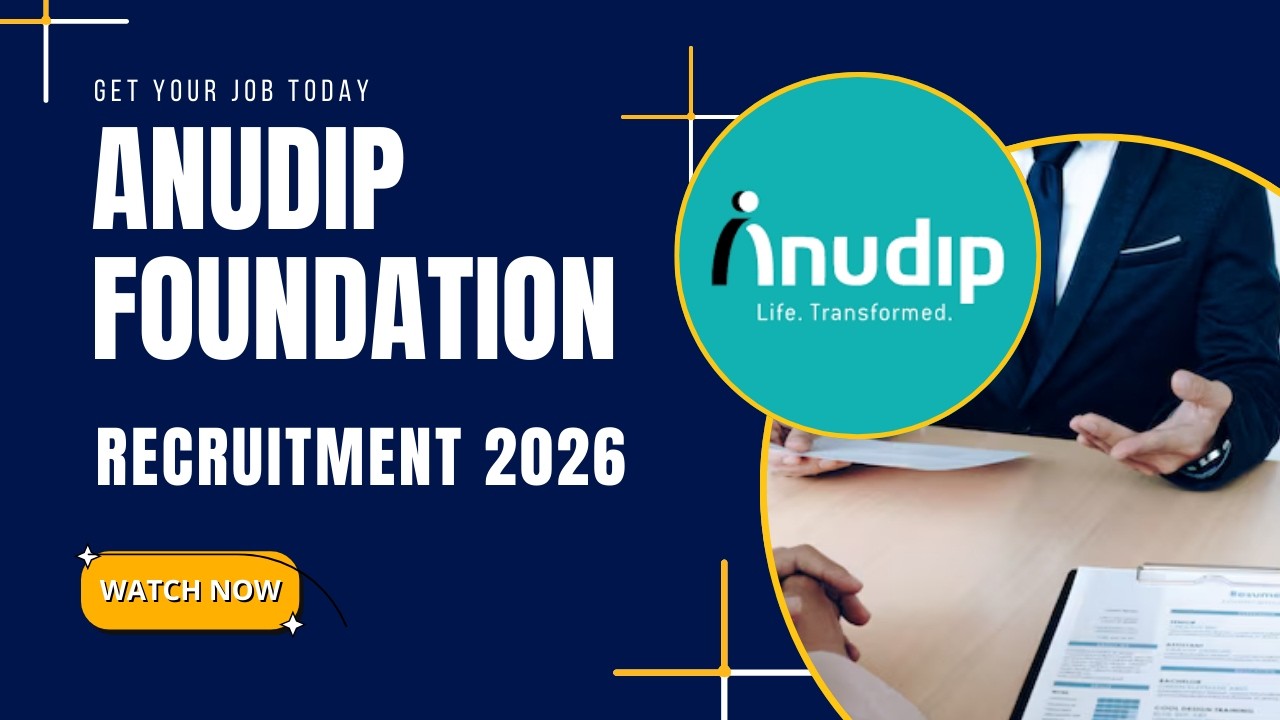 🔥 Anudip Foundation Assistant Manager Recruitment 2026 | Private Job | Freshers Job Vacancy