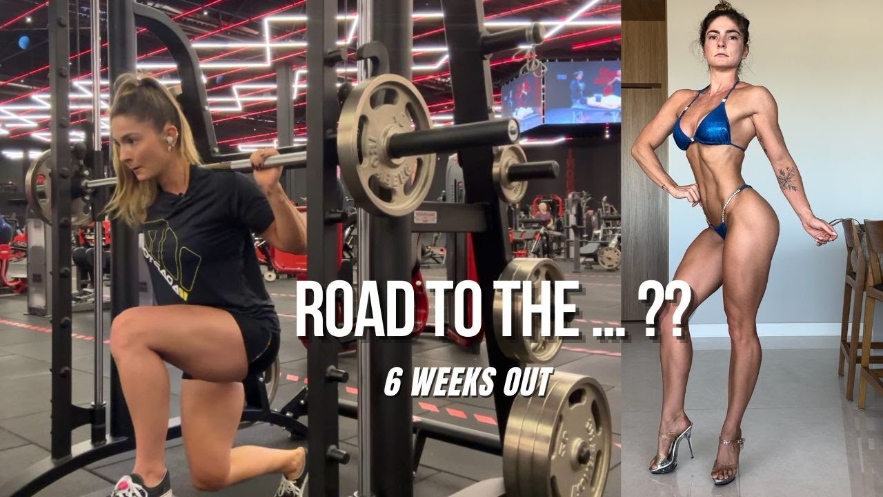 ROAD TO THE ??? EP. 1 | 6 WEEKS OUT | DESCUBRA ONDE VOU COMPETIR + TREINO COMPLETO DE GLÚTEOS